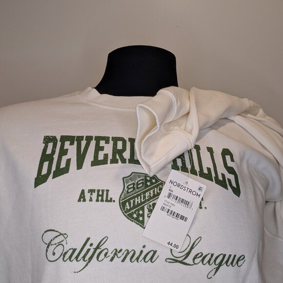 NWT Oversized "Beverly Hills" Sweatshirt - Women sz M - Picture 4 of 7